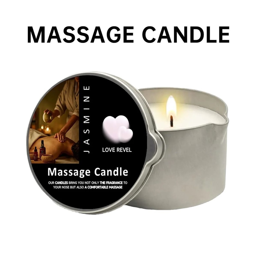 Rose Massage Oil Candle Aromatherapy Body Oil Candle For Home Spa Relaxation 13