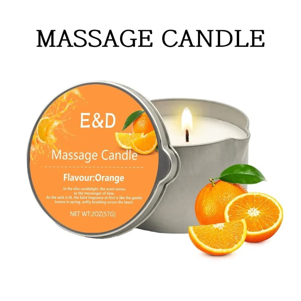 Rose Massage Oil Candle Aromatherapy Body Oil Candle For Home Spa Relaxation 4