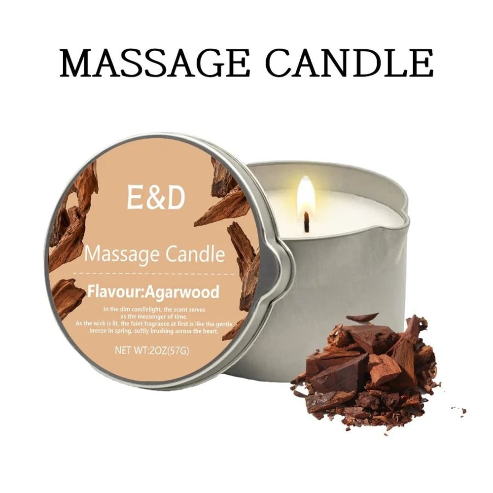 Rose Massage Oil Candle Aromatherapy Body Oil Candle For Home Spa Relaxation 5