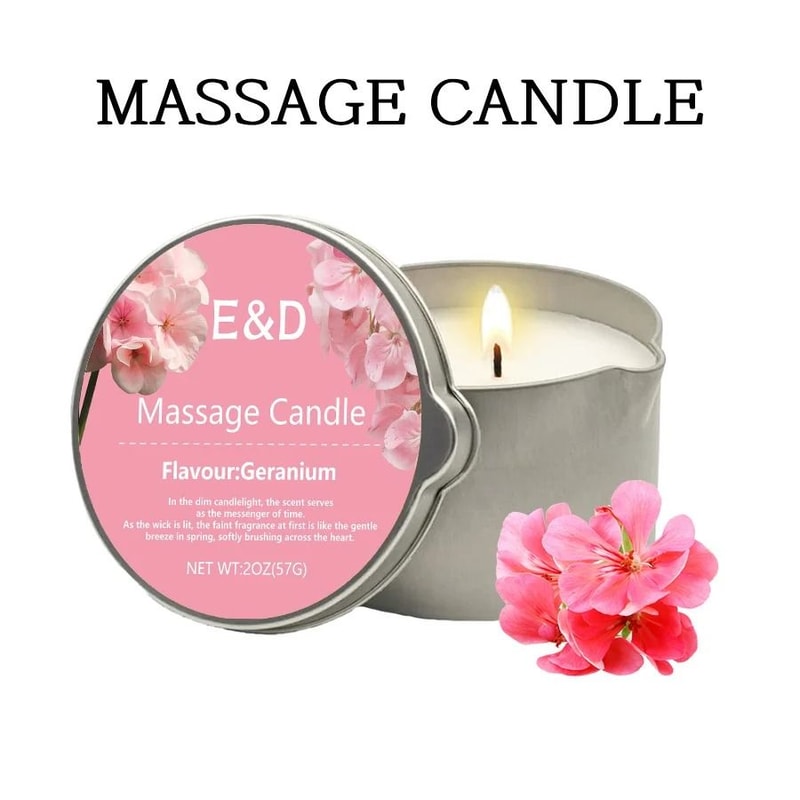 Rose Massage Oil Candle Aromatherapy Body Oil Candle For Home Spa Relaxation 6