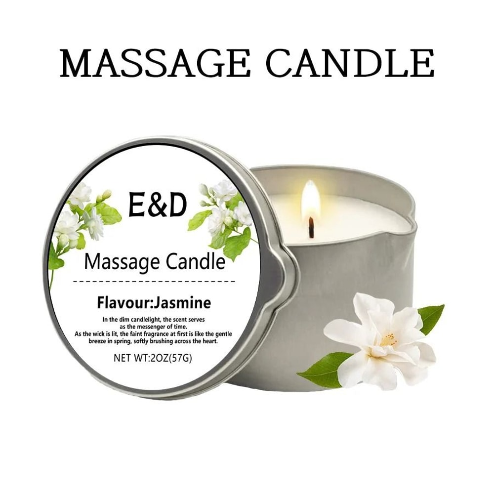 Rose Massage Oil Candle Aromatherapy Body Oil Candle For Home Spa Relaxation 1