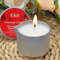 rose massage oil candle aromatherapy body oil candle for home spa relaxation