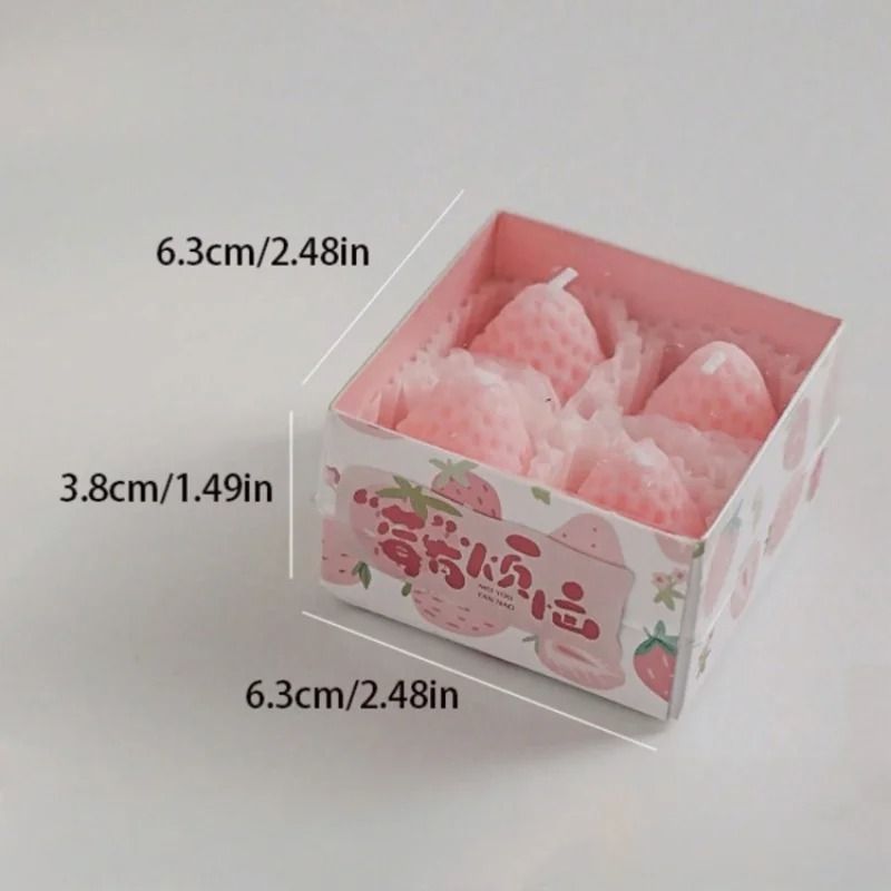 Creative Biscuit Shaped Scented Candles Cookie Candle Gift Set Decorative Wax Candles 8