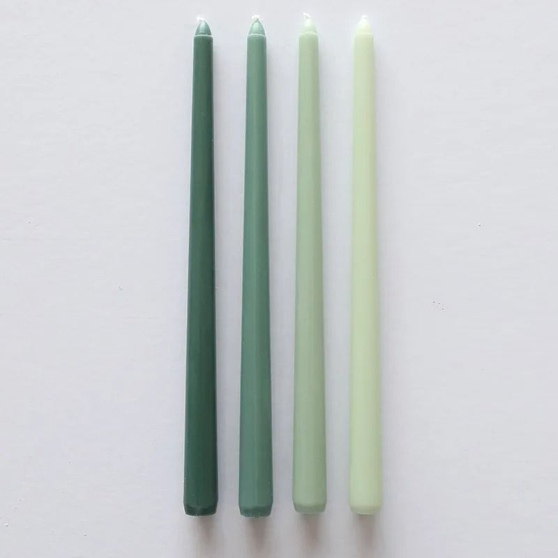 30CM Dripless Taper Candles Unscented Long Burning Dinner Candles Set Of 4 12