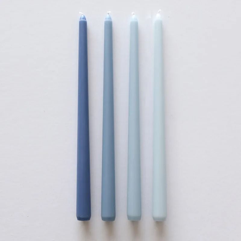 30CM Dripless Taper Candles Unscented Long Burning Dinner Candles Set Of 4 14