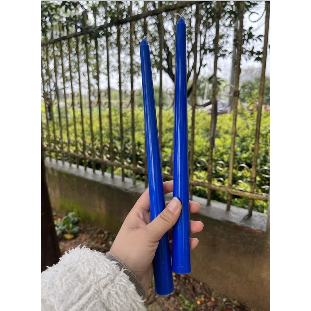 30CM Dripless Taper Candles Unscented Long Burning Dinner Candles Set Of 4 15