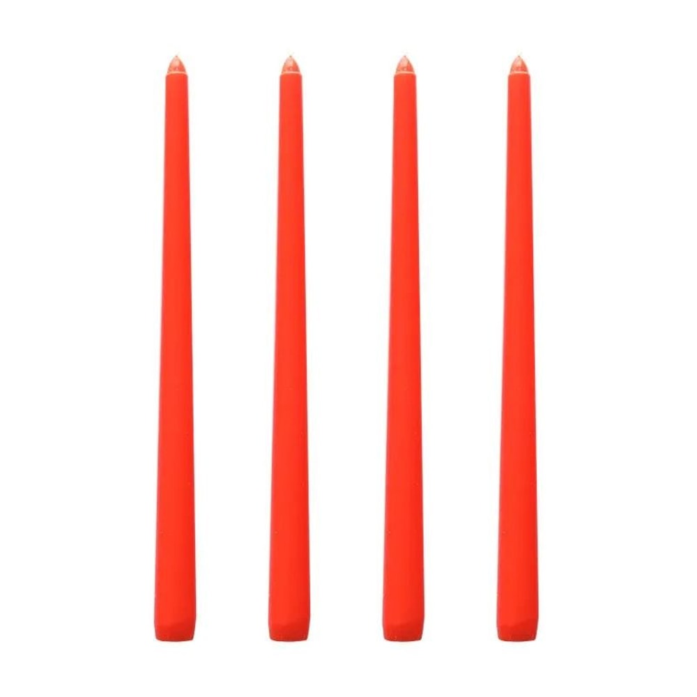 30CM Dripless Taper Candles Unscented Long Burning Dinner Candles Set Of 4 16