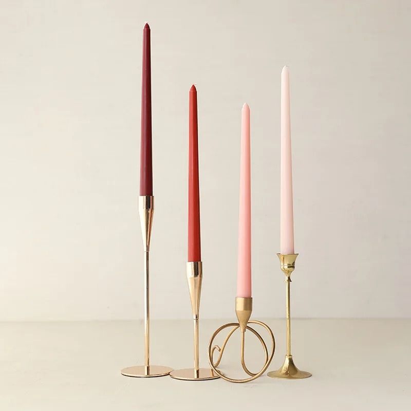 30CM Dripless Taper Candles Unscented Long Burning Dinner Candles Set Of 4 7