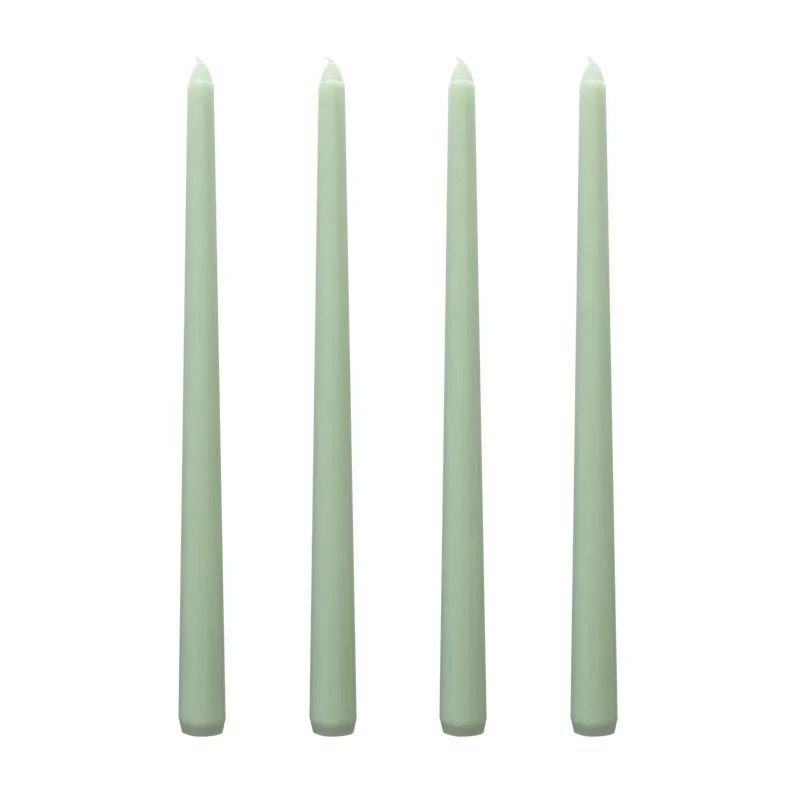 30CM Dripless Taper Candles Unscented Long Burning Dinner Candles Set Of 4 23