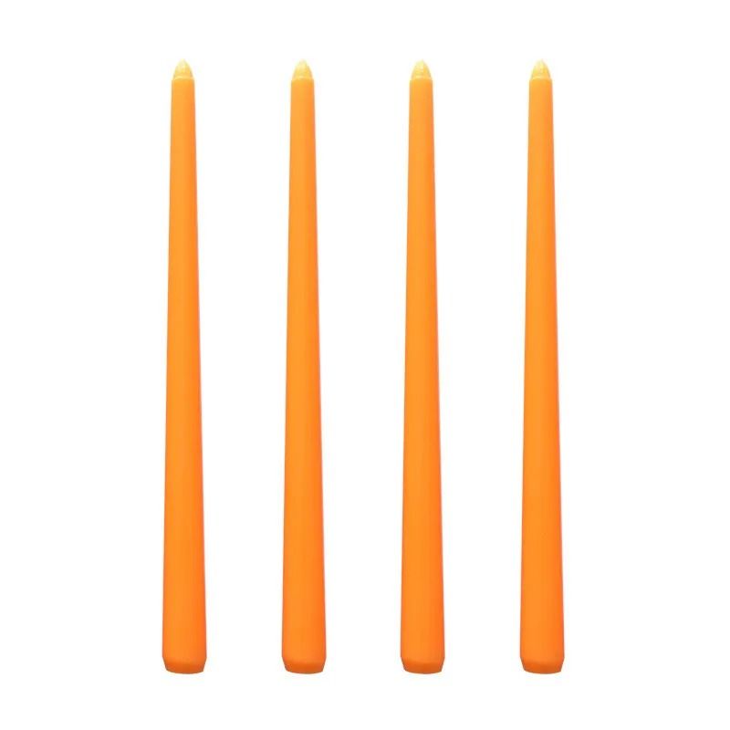 30CM Dripless Taper Candles Unscented Long Burning Dinner Candles Set Of 4 28