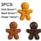 Festive Gingerbread Man Scented Candle Cute Christmas Aromatherapy Decorative Candle 4