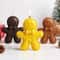 Festive Gingerbread Man Scented Candle Cute Christmas Aromatherapy Decorative Candle 0