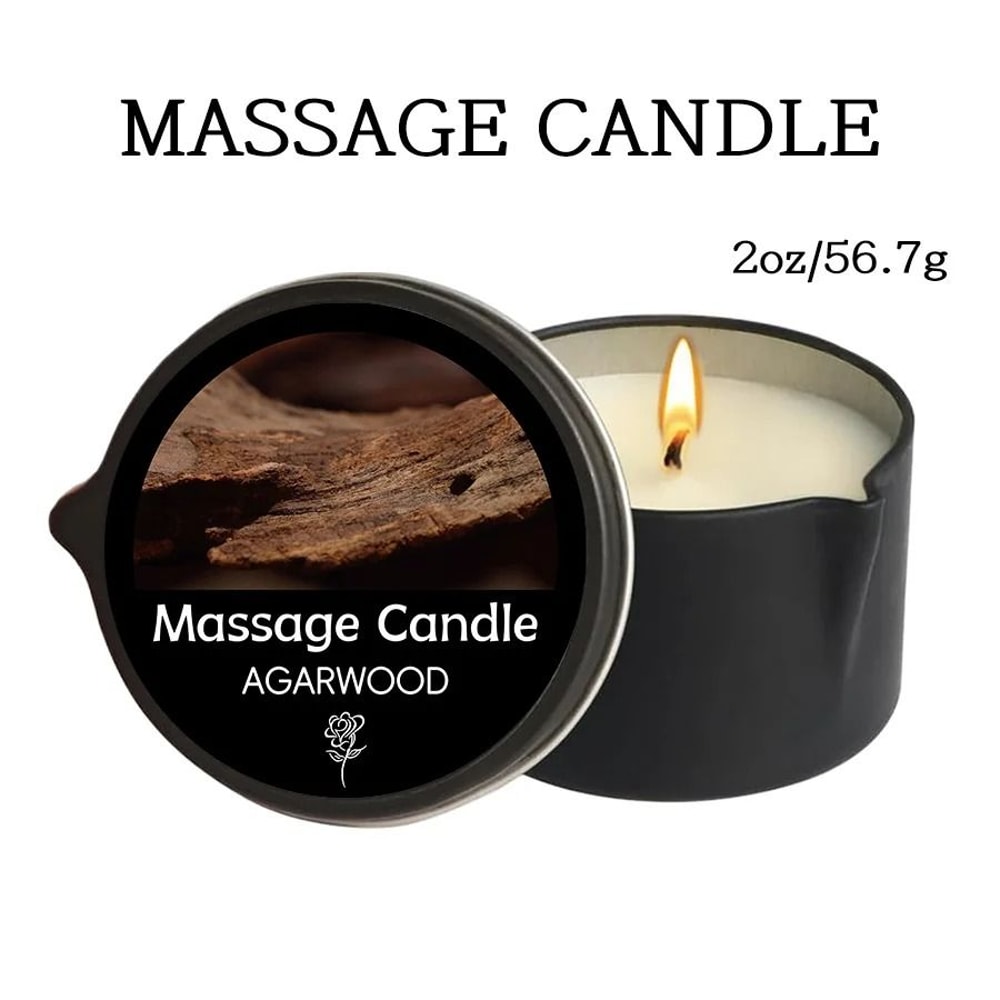 Luxury Massage Oil Candle Aromatherapy Body Oil Candle For Stress Relief 18