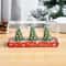 Festive Christmas Decorative Candle Set Santa Snowman Tree Holiday Candles Pack Of 3 7