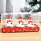 Festive Christmas Decorative Candle Set Santa Snowman Tree Holiday Candles Pack Of 3 3