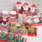 Festive Christmas Decorative Candle Set Santa Snowman Tree Holiday Candles Pack Of 3 0