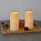 Candlium Flameless LED Pillar Candles Battery Operated Flickering Candle Set With Remote 1