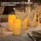 Candlium Flameless LED Pillar Candles Battery Operated Flickering Candle Set With Remote 7