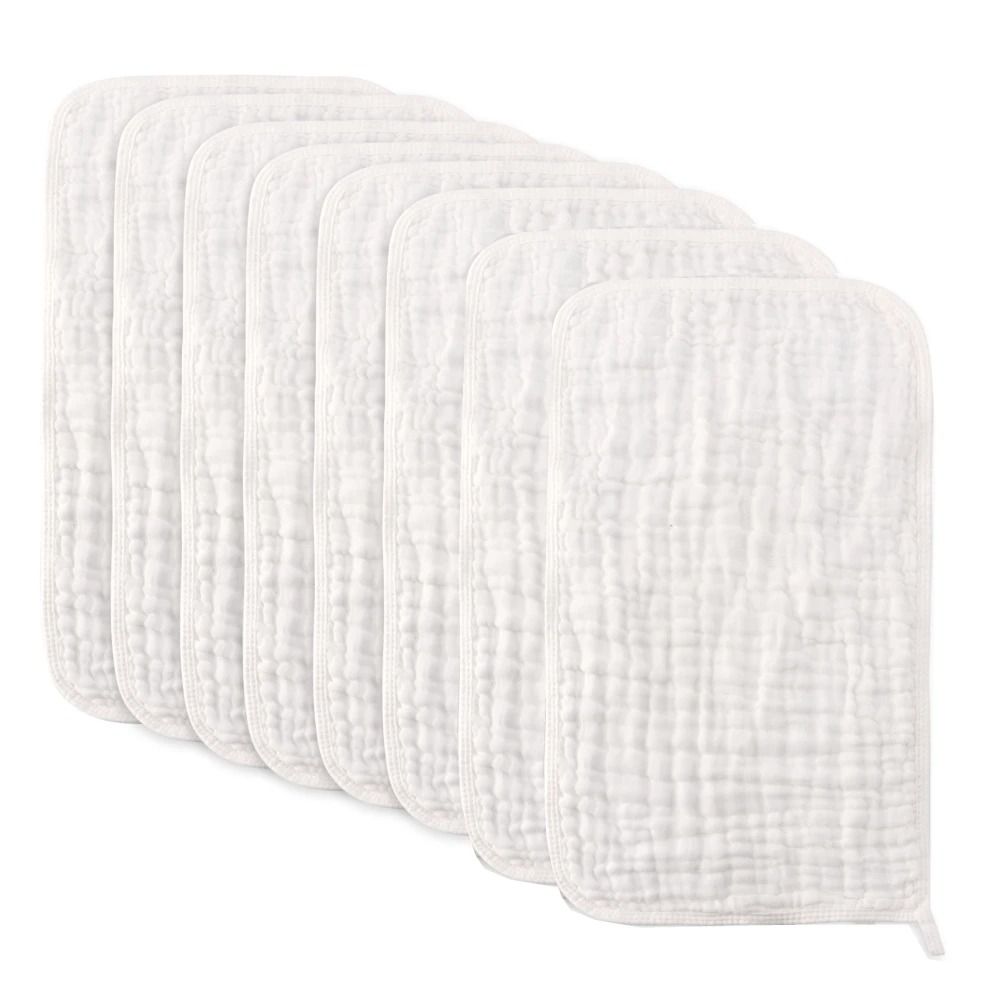 Soft Muslin Burp Cloths For Baby Extra Absorbent Newborn Spit Up Cloths 6