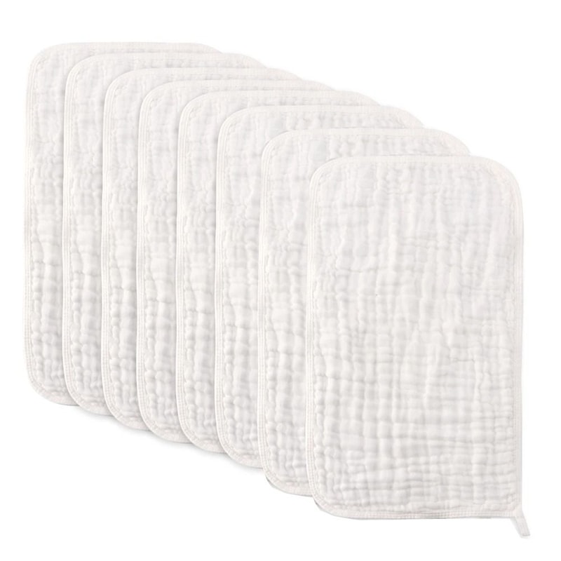 Soft Muslin Burp Cloths For Baby Extra Absorbent Newborn Spit Up Cloths 6