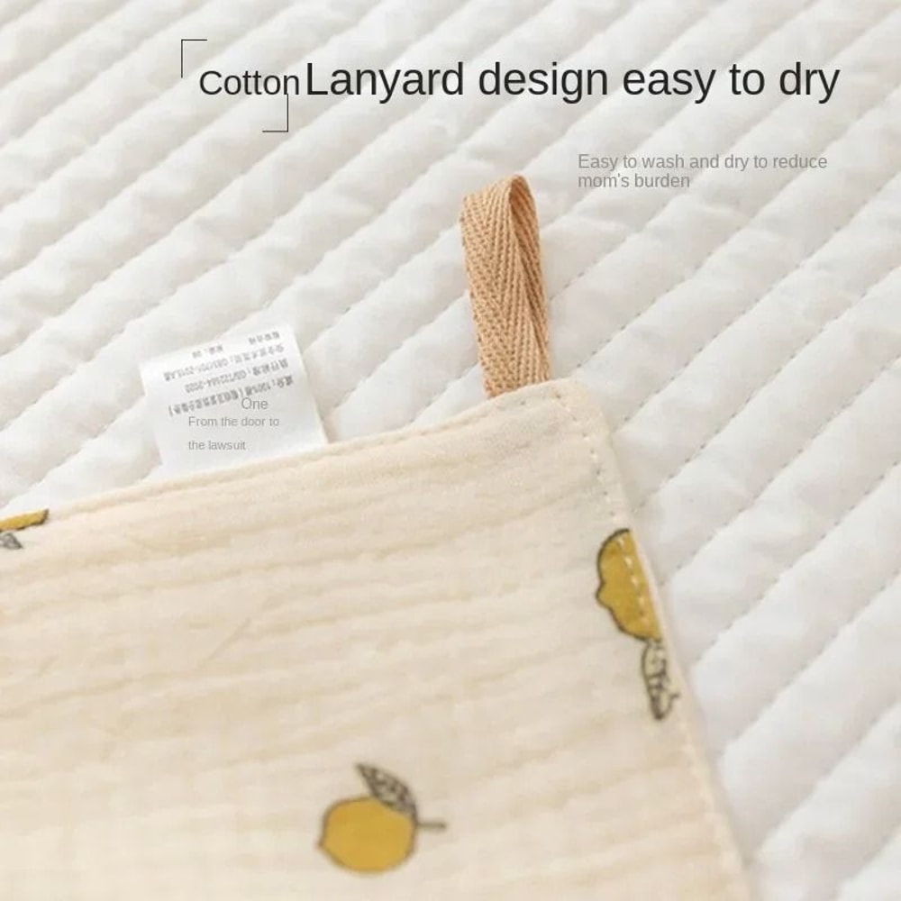 Soft Cotton Baby Face Towel Muslin Bear Newborn Burp Cloth Washcloth 9