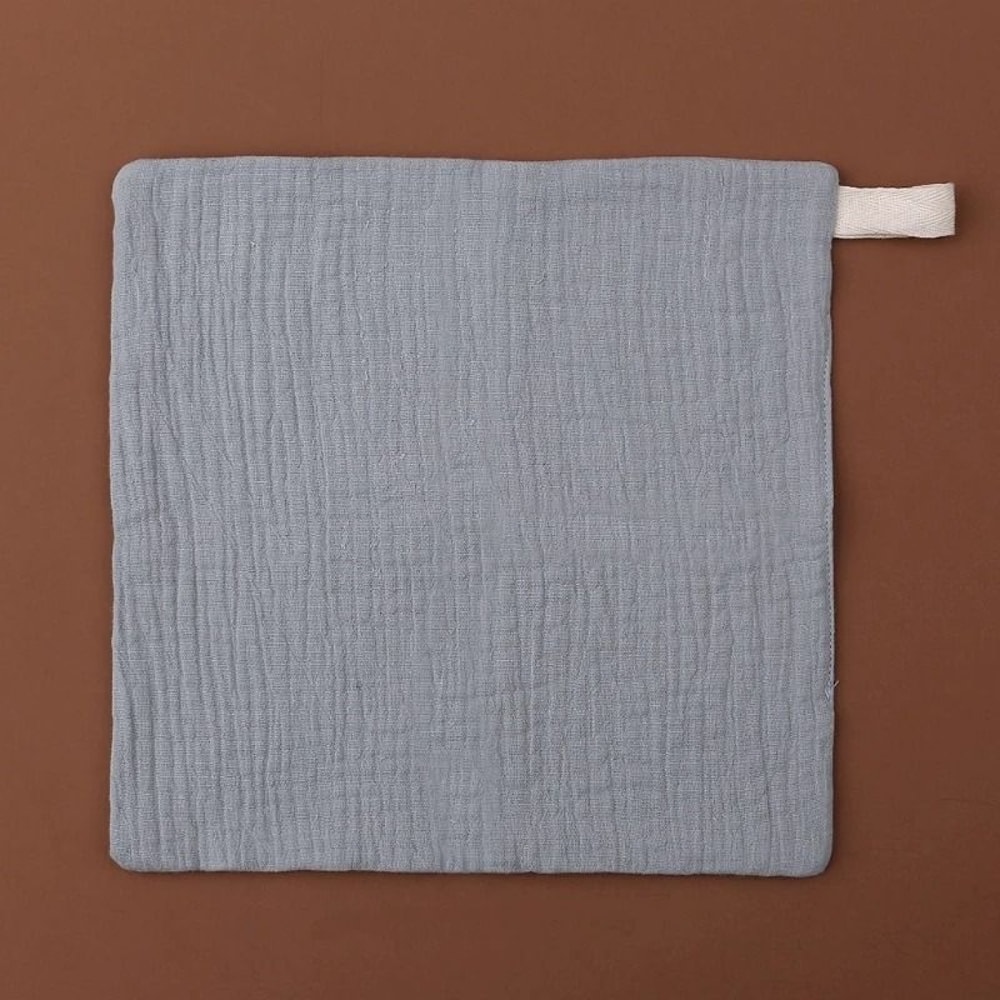 Soft Muslin Baby Washcloth Set Cotton Gauze Newborn Face Towels Pack Of 5 3