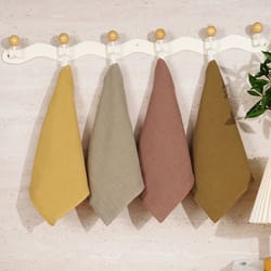 happyflute cotton muslin baby washcloth set soft newborn face towels pack of 4