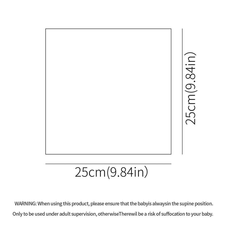 Happyflute Cotton Muslin Baby Washcloth Set Soft Newborn Face Towels Pack Of 4 8