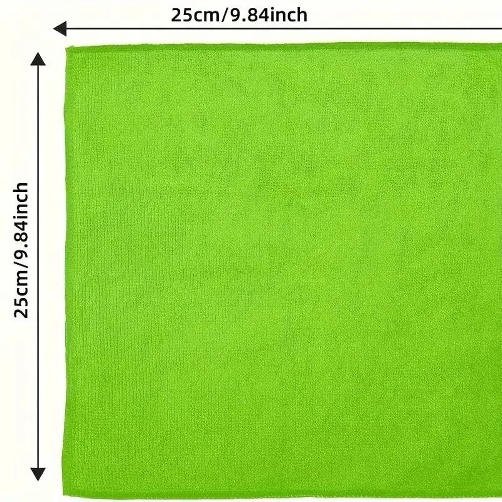 Ultra Absorbent Microfiber Cleaning Cloth Multi Purpose Dishwashing Cloth Reusable Kitchen Cleaning 6