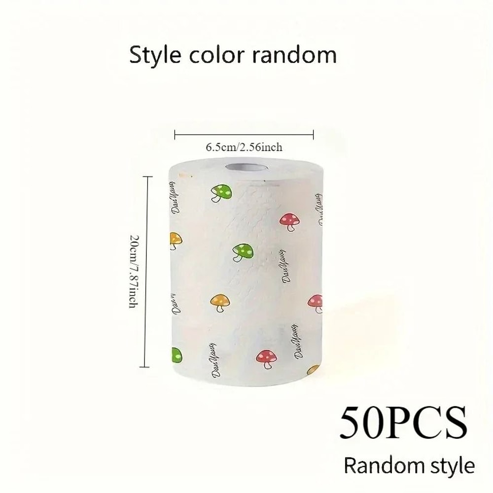 Disposable Dishcloth Cleaning Rags Non Stick Oil Kitchen Cleaning Cloth Dry And Wet Dual Use Towels 1