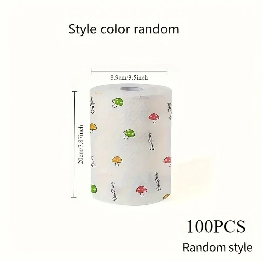 Disposable Dishcloth Cleaning Rags Non Stick Oil Kitchen Cleaning Cloth Dry And Wet Dual Use Towels 2