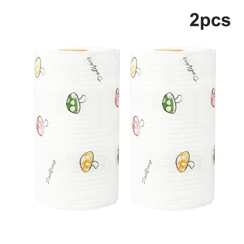 Disposable Kitchen Cleaning Cloths Oil Resistant Dishwashing Cloth Wet And Dry Non Stick Cleaning T 2