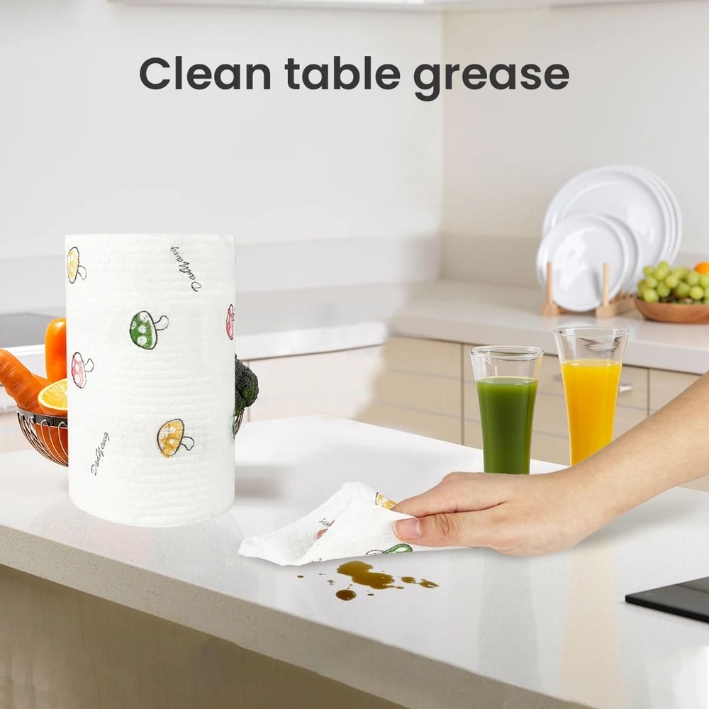 Disposable Kitchen Cleaning Cloths Oil Resistant Dishwashing Cloth Wet And Dry Non Stick Cleaning T 5