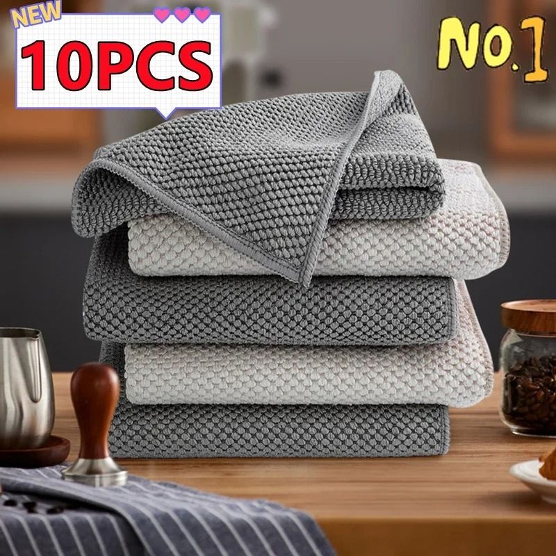 Absorbent Bar Cleaning Cloth Reusable Coffee Machine Cleaning Towel Kitchen And Tea Shop Cleaning R 0