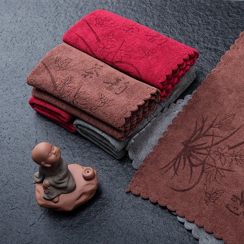 GIANXI Portable Kitchen Tea Towel Absorbent Hand Towel Travel Friendly Coffee And Kitchen Cleaning 8