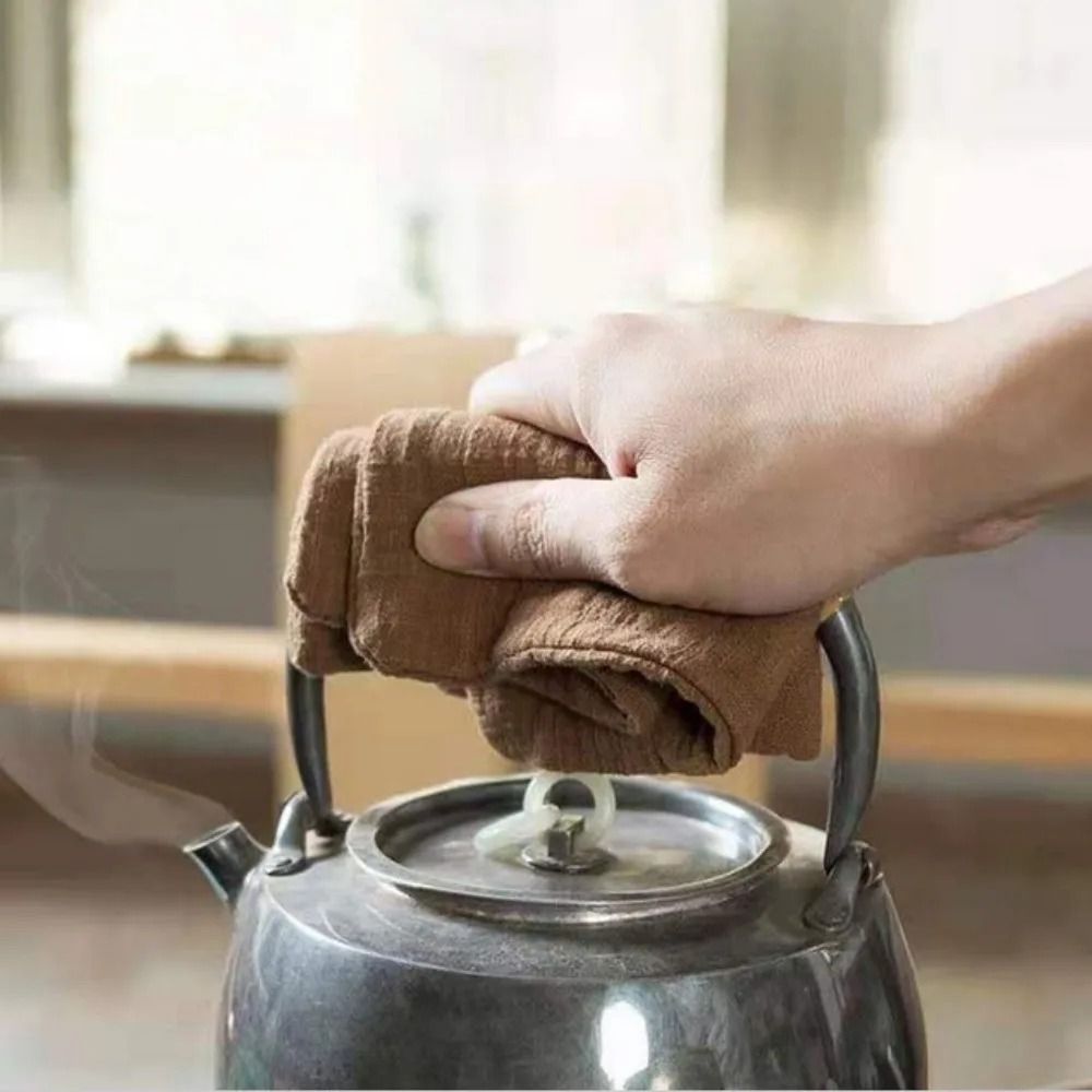 Embroidered Cotton Linen Tea Towel Lightweight Tea Cleaning Cloth Absorbent Kitchen And Tea Set Clo 10