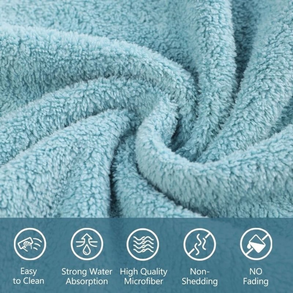 Soft Microfiber Cleaning Cloth Set Highly Absorbent Kitchen Towels 12 Or 18 Pack 2