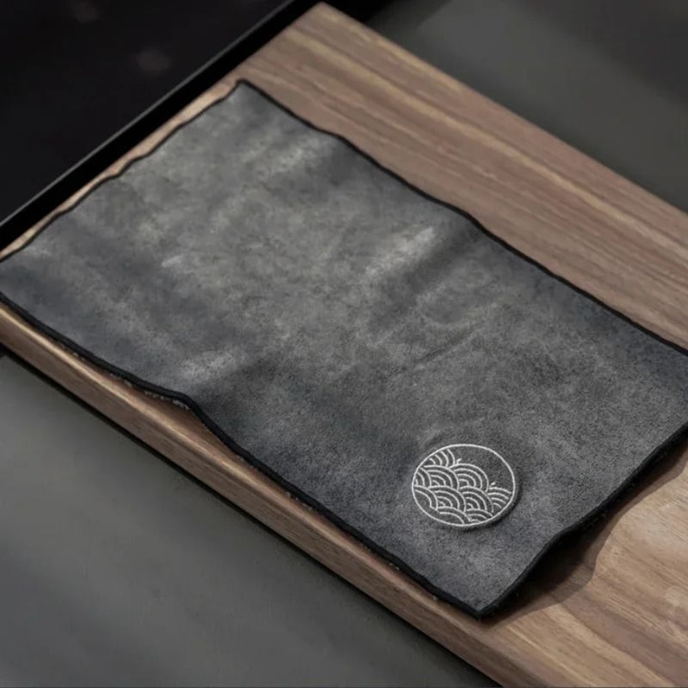 Japanese Style Tea Towel Cloth Absorbent Kung Fu Tea Towel Zen Teaware Table Cloth 10