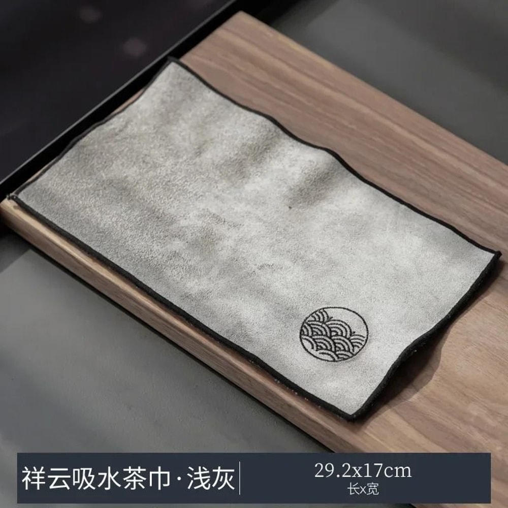 Japanese Style Tea Towel Cloth Absorbent Kung Fu Tea Towel Zen Teaware Table Cloth 3
