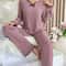 Womens Winter Pajama Set Soft Womens Loungewear Set Cozy 2 Piece Sleepwear 1