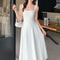 Elegant Square Neck Maxi Dress Womens Summer Party Dress Sleeveless Vintage Style Long Dress 3