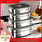 316 Stainless Steel Lunch Box Leakproof Bento Food Container Airtight Storage Box 0