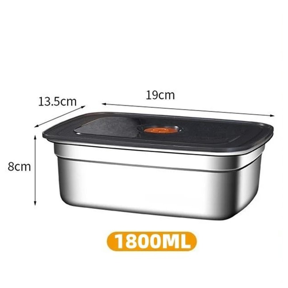 316 Stainless Steel Lunch Box Leakproof Bento Food Container Airtight Storage Box 3