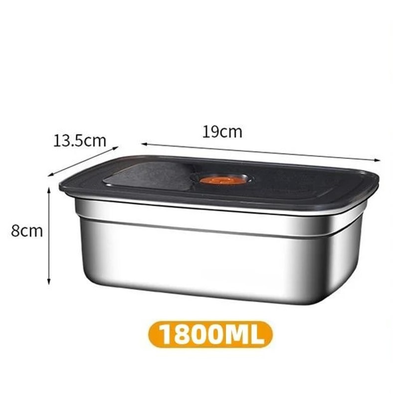 316 Stainless Steel Lunch Box Leakproof Bento Food Container Airtight Storage Box 3