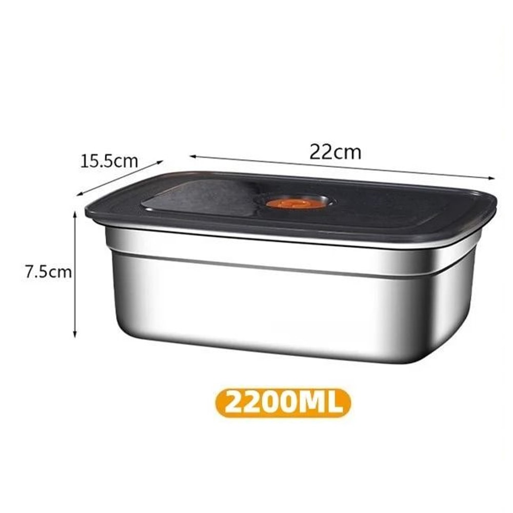 316 Stainless Steel Lunch Box Leakproof Bento Food Container Airtight Storage Box 4