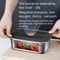 316 Stainless Steel Lunch Box Leakproof Bento Food Container Airtight Storage Box 7