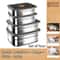 316 Stainless Steel Lunch Box Leakproof Bento Food Container Airtight Storage Box 9