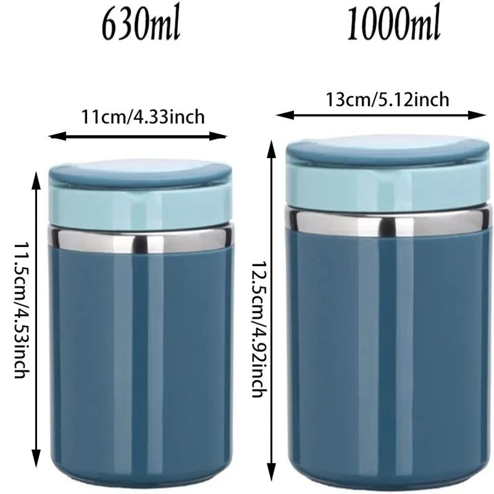 Insulated Soup Thermos Stainless Steel Food Flask With Handle For Hot And Cold Meals 10