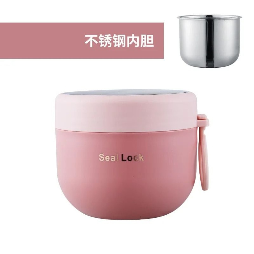 600ML Stainless Steel Food Thermos Insulated Lunch Box Vacuum Thermal Jar For Kids And Adults 8