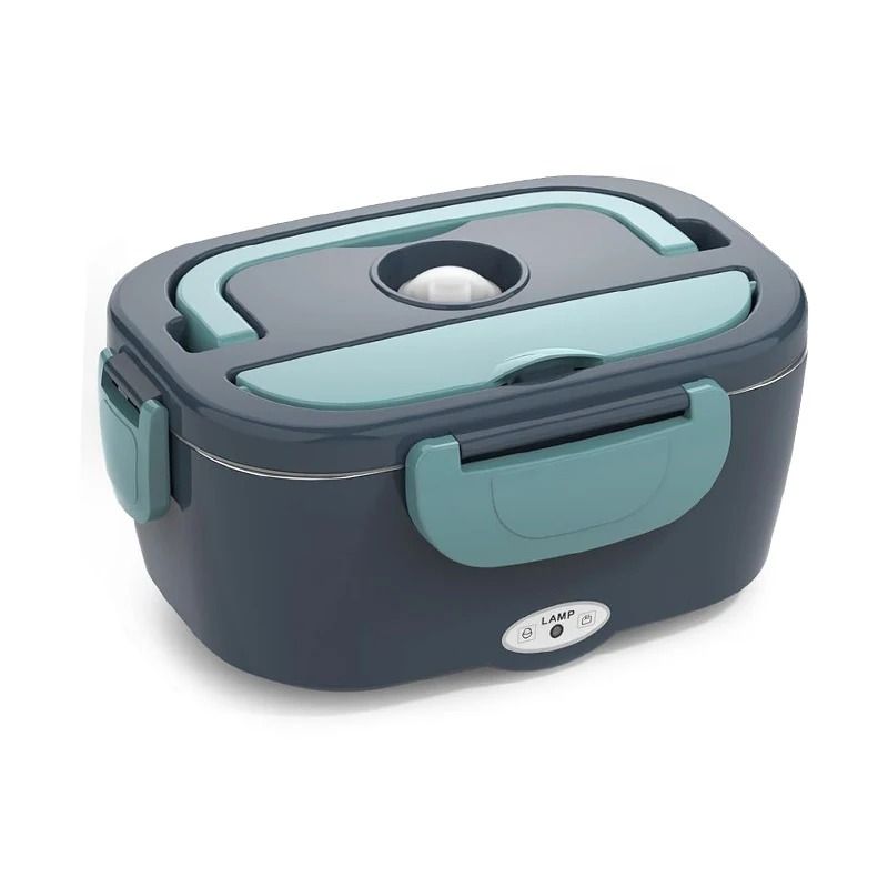 2 In 1 Electric Lunch Box Car Food Warmer Portable Heated Food Container For Office And Travel 2